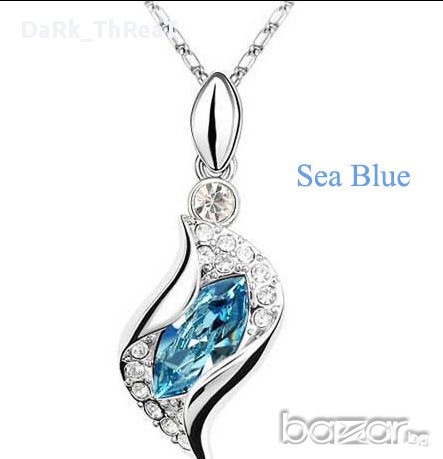 Колие - Angel Eyes /Ocean Blue/, снимка 2 - Колиета, медальони, синджири - 9397265