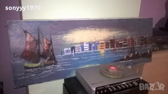 красива голяма картина-маслени бои платно-внос швеицария