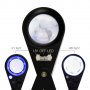 Бижутерска лупа 10х увеличение, LED и UV светлина, снимка 6