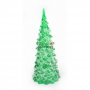 Декоративна елхичка с изкуствен сняг, светеща в различни цветове. Изработена от PVC материал. , снимка 2