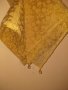 Покривка за маса-/голяма/-органза,цвят-жълта-златиста. Закупена от Холандия., снимка 4