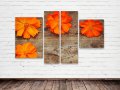 Картина Оранжев цветя #154, снимка 1 - Картини - 11341442