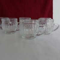 Руски стъклени чашки  халбички, снимка 7 - Антикварни и старинни предмети - 19197655