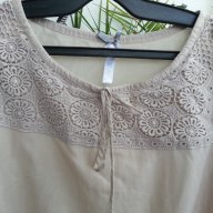 дамска блуза памук и дантела, снимка 1 - Тениски - 11045753