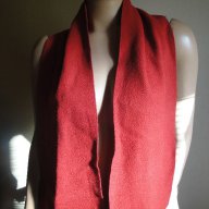 Нов кокетен червен зимен дамски шал, наметка, болеро, в цвят: бордо, снимка 1 - Шалове - 8472772