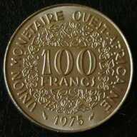 100 франка 1975, Западно Африкански Щати, снимка 1 - Художествена литература - 14580263