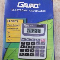 Калкулатор "GAVAO - GA - 283" работещ, снимка 1 - Друга електроника - 21305861