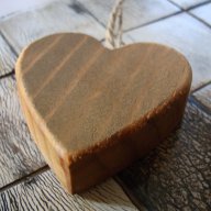 дървено сърце от Швеция, снимка 1 - Романтични подаръци - 17776814