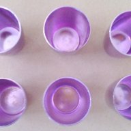 Лилави метални чашки, снимка 1 - Чаши - 18310439
