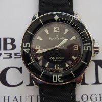 Мъжки часовник BLANCPAIN Fifty Fathoms клас 5А+ изключително рядък, снимка 15 - Мъжки - 25474574