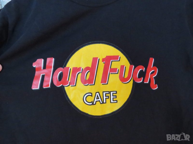 Интересна мъжка тениска Hard Fuck за да си готин , снимка 1