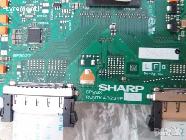 T-con board SHARP CPWBX RUNTK 4323TP ZS, снимка 2 - Части и Платки - 24486416