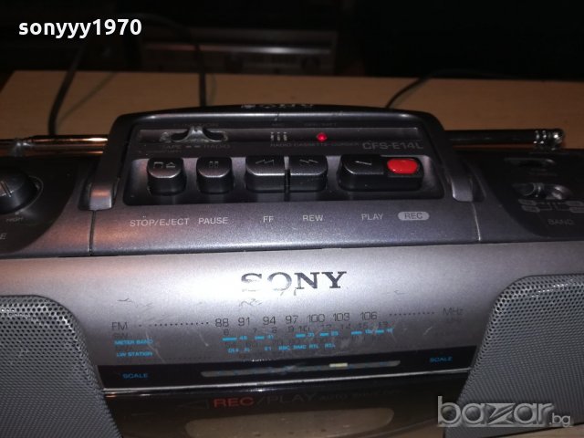 sony cfs-e14l radio/cassette-внос швеицария, снимка 9 - Ресийвъри, усилватели, смесителни пултове - 20770028