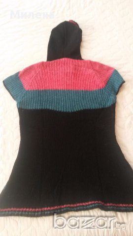 Дамски пуловер с къс ръкав, снимка 2 - Жилетки - 16639892