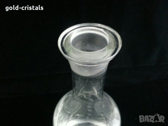 Ретро гравирани чаши и  гарафа  , снимка 11 - Антикварни и старинни предмети - 24105700