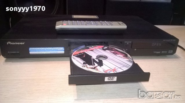 Pioneer dv-350k dvd/mp3+remote-внос швеицария, снимка 2 - Ресийвъри, усилватели, смесителни пултове - 14782212