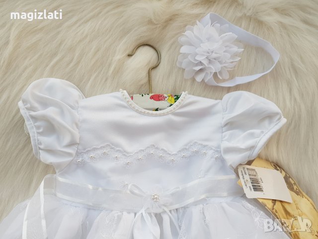 Детска рокля Lauren Madison 6-12 месеца - НОВА, снимка 12 - Бебешки рокли - 25983711