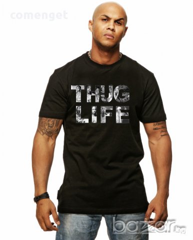 NEW! 2PAC SHAKUR THUG LIFE мъжки тениски - 4 модела! Поръчай модел с твоя снимка!