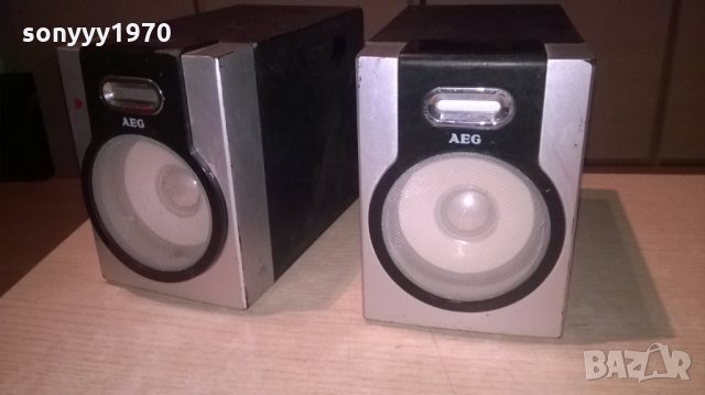 aeg 2бр тонколони 20х15х11см-внос швеицария, снимка 4 - Тонколони - 24751473