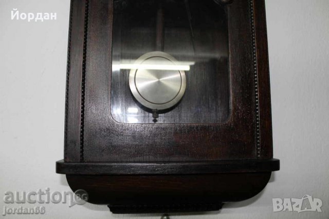 Дървен стенен часовник немски ленцкирх, снимка 2 - Стенни часовници - 23091770