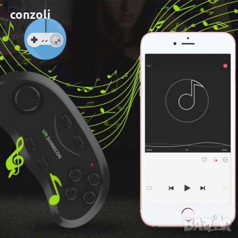 Джойстик VR Shinecon Bluetooth Wireless Gamepad Remote Controller‎, снимка 9 - Аксесоари - 21492951