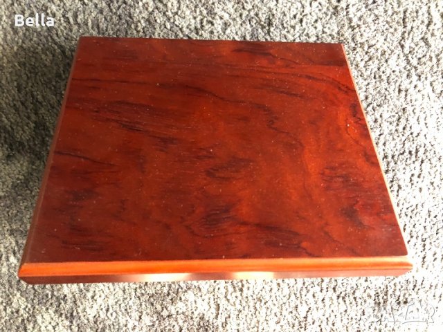 махагонова кутия за пури (има хумидор), снимка 4 - Антикварни и старинни предмети - 25675449