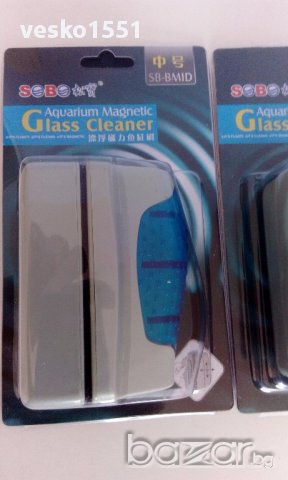 Магнитна чистачка за аквариум, снимка 2 - Аквариуми - 14303785