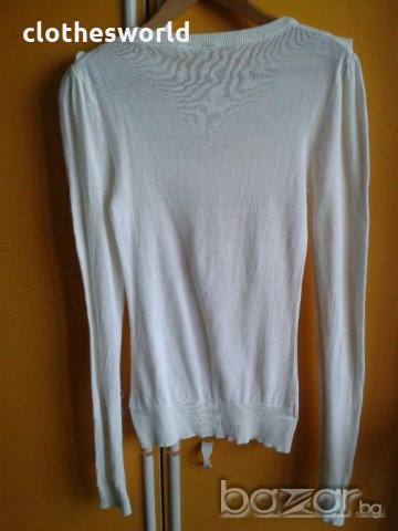 Дамска блуза в кремав цвят, снимка 3 - Блузи с дълъг ръкав и пуловери - 19855370