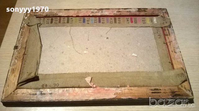 Картина гоблен 43/28см-златиста рамка без стъкло, снимка 12 - Гоблени - 13835130