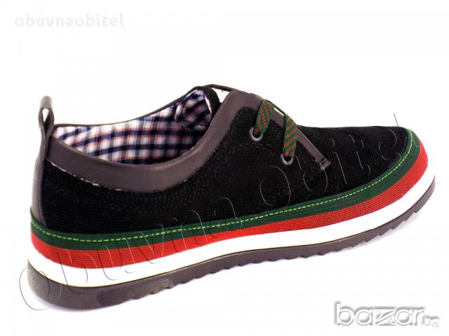 ЛИКВИДАЦИЯ!!! Мъжки Спортно - Елегантни Обувки Vips Black  , снимка 5 - Спортно елегантни обувки - 10109070