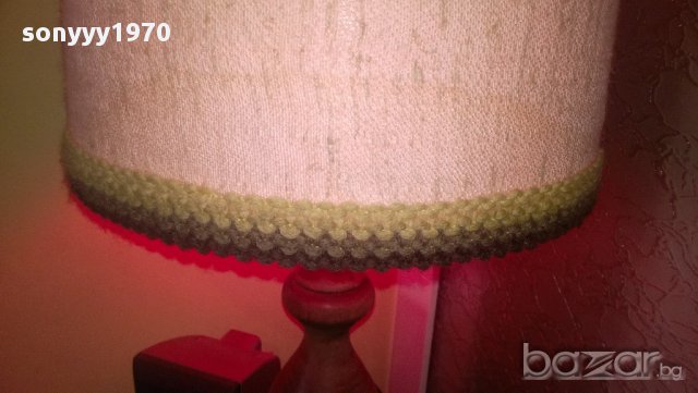 ретро-нощна лампа-внос швеицария 50/30см-от швеицария, снимка 13 - Антикварни и старинни предмети - 9002179