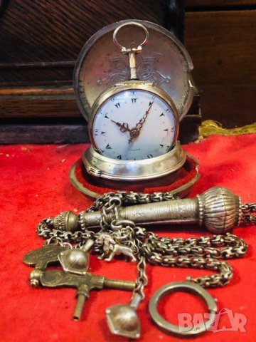 Джобен часовник от големият майстор часовникар през 17-ти век  James Markwick, снимка 6 - Антикварни и старинни предмети - 25398501