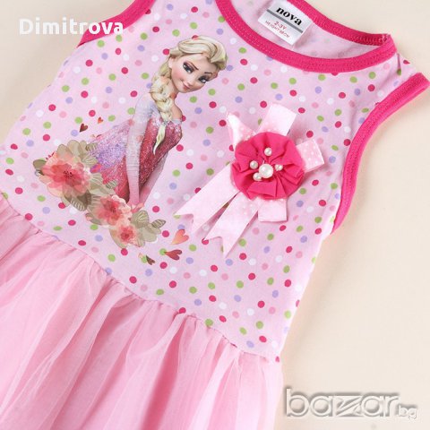 ТОТАЛНА РАЗПРОДАЖБА Рокличка с Елза от Замръзналото кралство, снимка 2 - Детски комплекти - 9792473