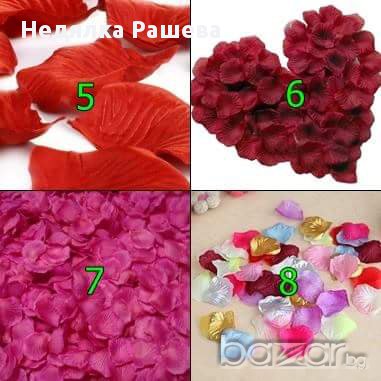 100 бр.за 4 лв. Червени изкуствени Листа от Роза!!!, снимка 2 - Декорация за дома - 11619684