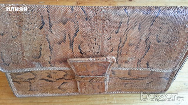 Дамска  чанта  от змийска  кожа, снимка 8 - Подаръци за жени - 12414499