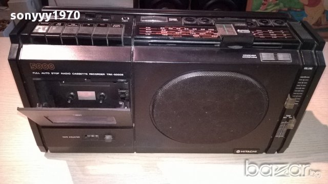 hitachi trk-5000e-made in japan stereo cassette recorder-внос швеицария, снимка 3 - Ресийвъри, усилватели, смесителни пултове - 12255976