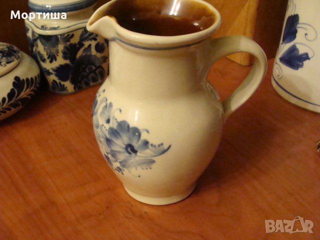 Ръчно изработена керамична каничка, снимка 2 - Декорация за дома - 23101656