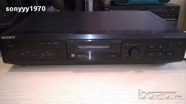 Sony mds-je330-minidisc deck-внос швеицария, снимка 6 - Ресийвъри, усилватели, смесителни пултове - 14167420