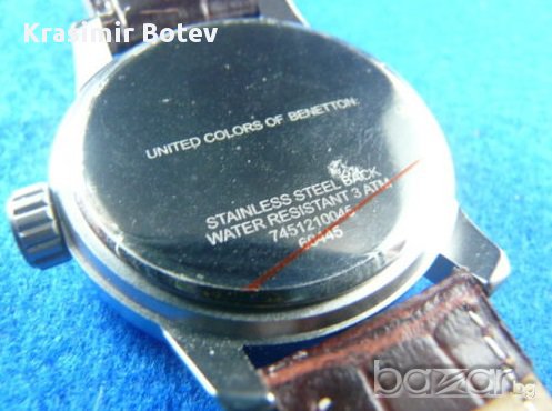 Продавам UNITED COLORS OF BENETTON Quartz Men Watch, снимка 4 - Мъжки - 14049134