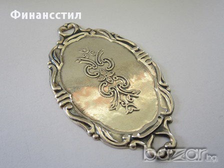 **Сребърна миниатюра – поднос 12539 - 18, снимка 3 - Антикварни и старинни предмети - 17581104