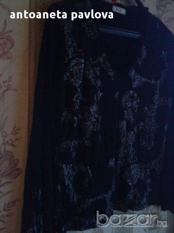 черна  еластична блуза , снимка 5 - Блузи с дълъг ръкав и пуловери - 13918210