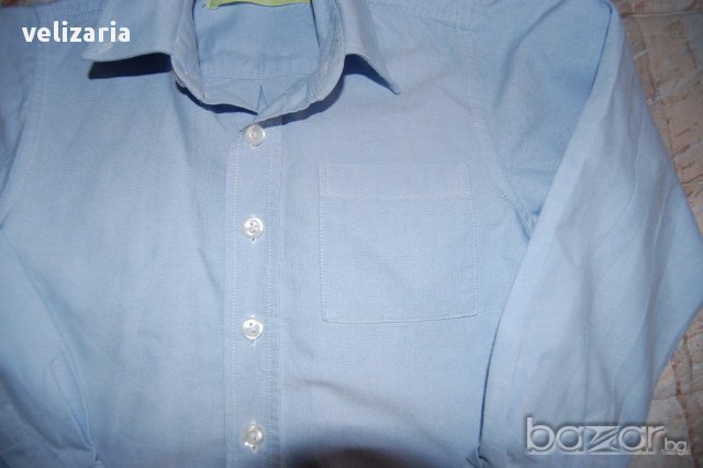 Памучна ризка за момченце, снимка 3 - Детски ризи - 16699664