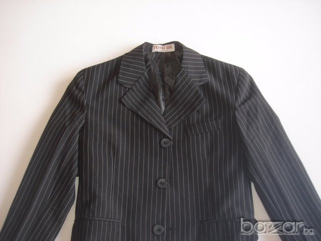 Елегантно черно сако за момче, 122 см. , снимка 2 - Детски якета и елеци - 16381389