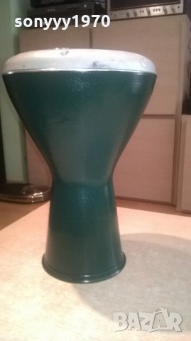 ГОЛЯМА ЗЕЛЕНА ТАРАМБУКА 40х25см-МЕТАЛНА-нова от сирия, снимка 8 - Ударни инструменти - 25872787