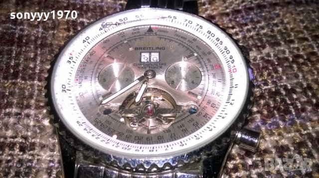 breitling chronometre navitimer-часовник-внос швеицария, снимка 5 - Мъжки - 24943245