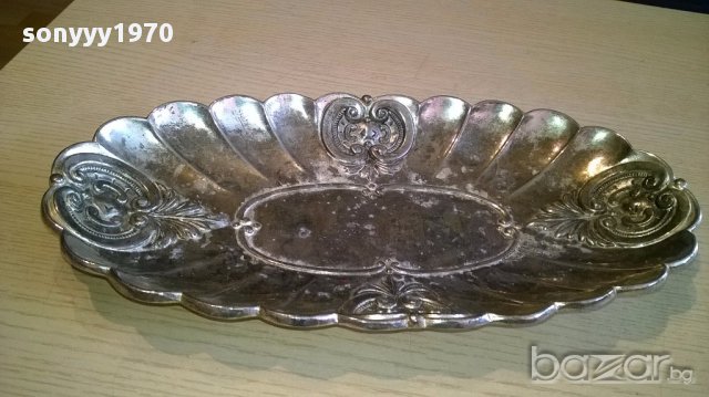 поднос/Фруктиера-36/19см-внос швеицария, снимка 5 - Антикварни и старинни предмети - 14514558