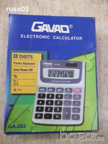 Калкулатор "GAVAO - GA - 283" работещ, снимка 1 - Друга електроника - 21305861