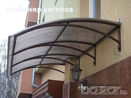 Навеси и козирки от поликарбонат, снимка 3 - Ремонти на покриви - 13136911
