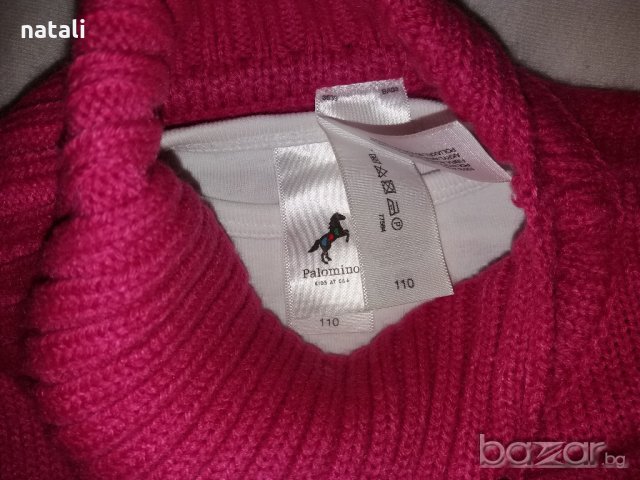 Пуловер с блузка размер 110, снимка 3 - Детски Блузи и туники - 20475718