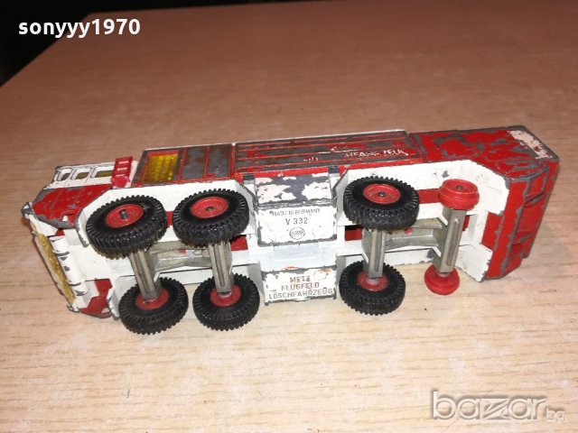 made in germany-маркова пожарна метална кола-20х6х5см, снимка 13 - Колекции - 20900877